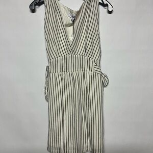 Jack by BB Dakota Black and White Striped Mini Dress